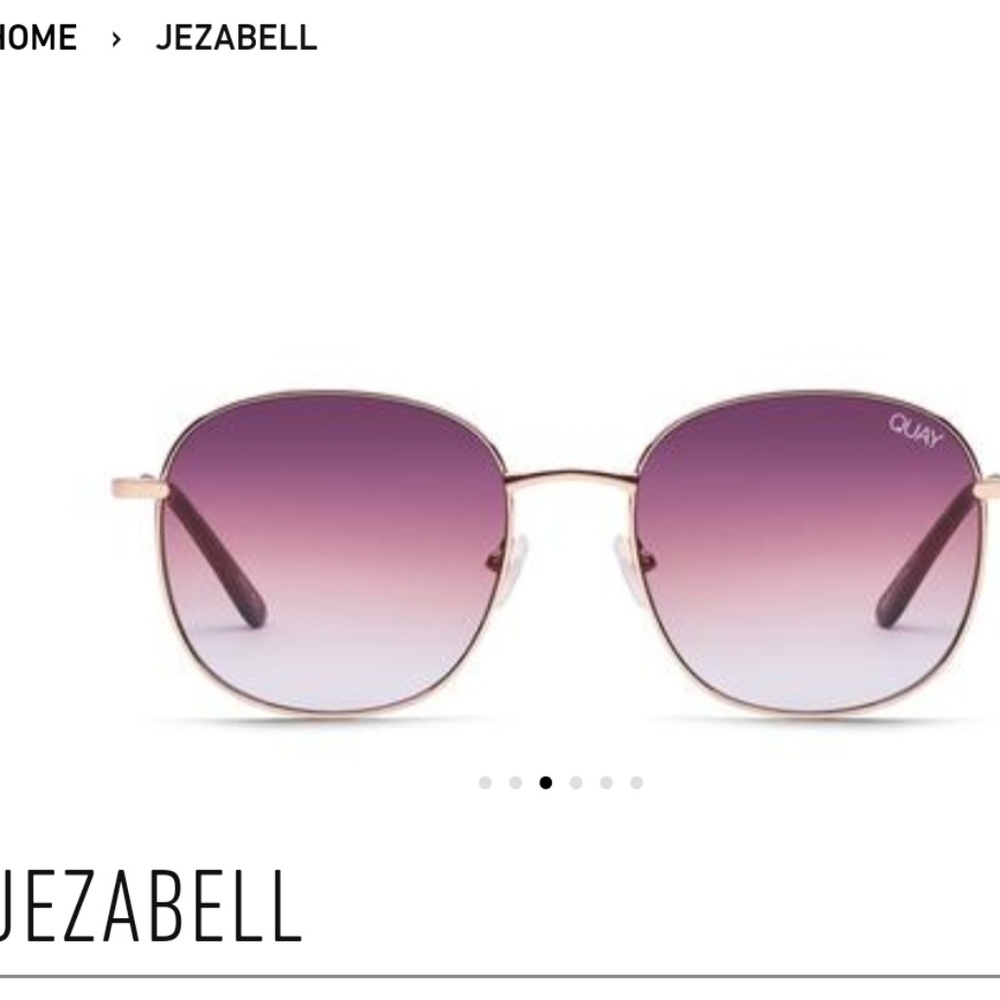 Quay Australia Jezabell Rose Sunglasses